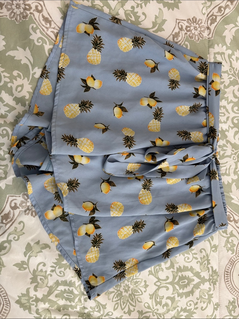 Altard State Blue Tie Waist Shorts